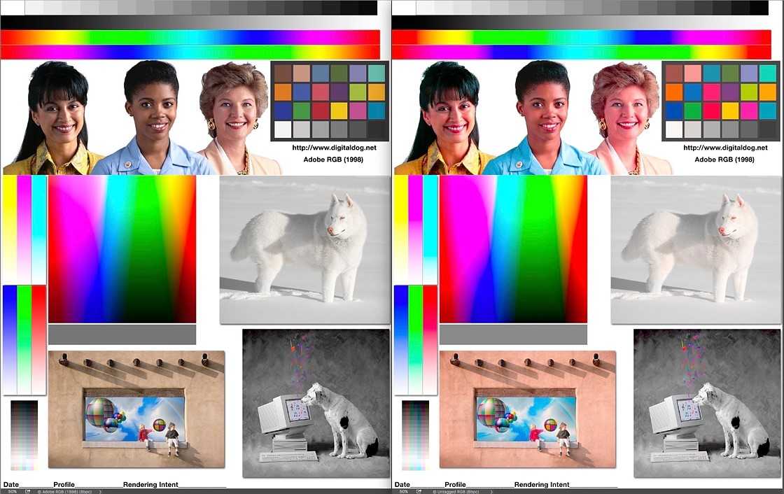 Какое цветовое пространство лучше adobe RGB vs sRGB